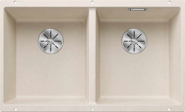 Chiuvetă bucătărie Silgranit Blanco SUBLINE 350/350-U alb antic 755×460 mm