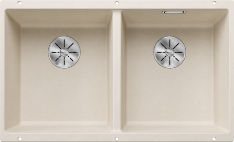 Chiuvetă bucătărie Silgranit Blanco SUBLINE 350/350-U alb antic 755×460 mm