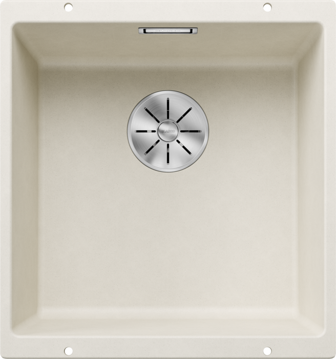 Chiuvetă bucătărie Silgranit Blanco SUBLINE 400-U alb antic 430×460 mm