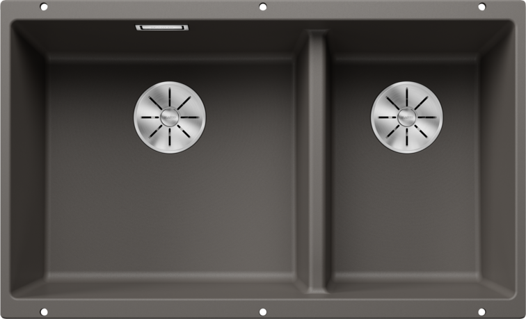 Chiuvetă bucătărie Silgranit Blanco SUBLINE 430/270-U gri vulcan 755×460 mm
