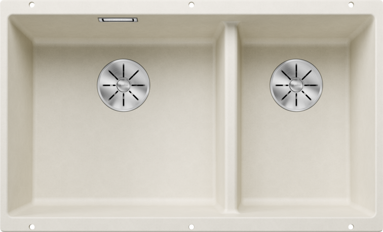 Chiuvetă bucătărie Silgranit Blanco SUBLINE 430/270-U alb antic 755×460 mm
