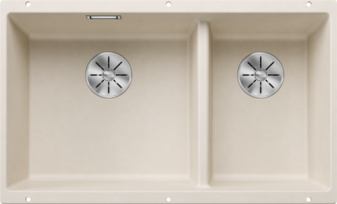 Chiuvetă bucătărie Silgranit Blanco SUBLINE 430/270-U alb antic 755×460 mm