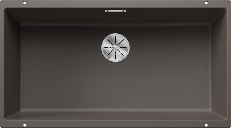 Chiuvetă bucătărie Silgranit Blanco SUBLINE 800-U gri vulcan 830×460 mm