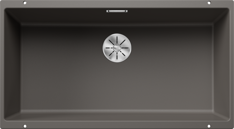 Chiuvetă bucătărie Silgranit Blanco SUBLINE 800-U gri vulcan 830×460 mm