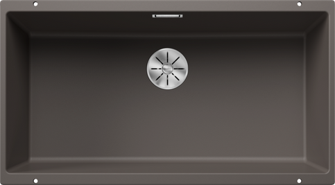 Chiuvetă bucătărie Silgranit Blanco SUBLINE 800-U gri vulcan 830×460 mm