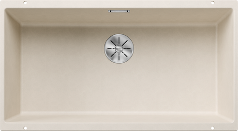 Chiuvetă bucătărie Silgranit Blanco SUBLINE 800-U alb antic 830×460 mm