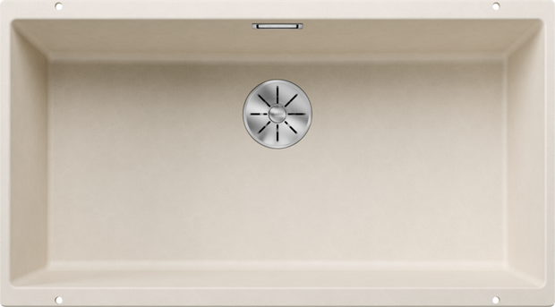 Chiuvetă bucătărie Silgranit Blanco SUBLINE 800-U alb antic 830×460 mm