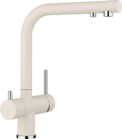Baterie bucătărie Blanco FONTAS II Filter – alb antic/crom HD