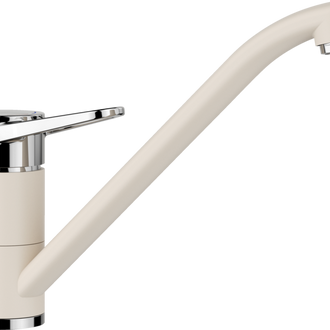 Baterie bucătărie Blanco WEGA II Silgranit-Look – alb antic/crom HD