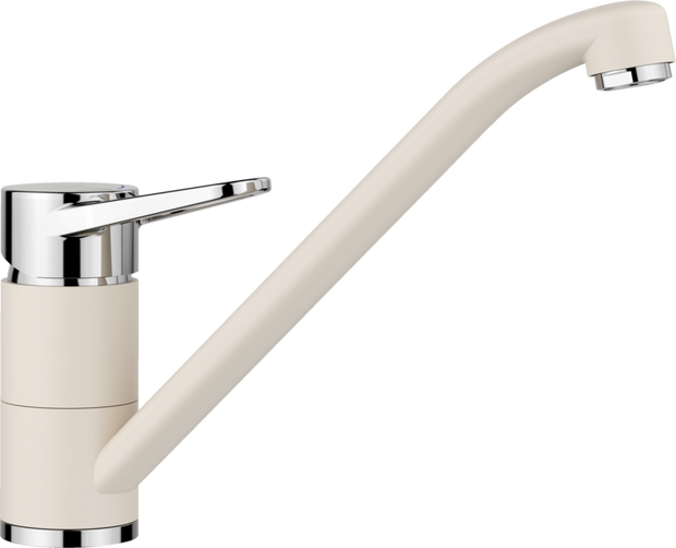 Baterie bucătărie Blanco WEGA II Silgranit-Look – alb antic/crom HD