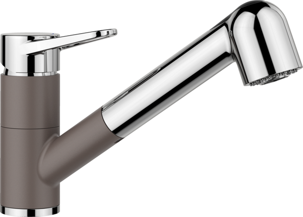 Baterie bucătărie Blanco WEGA-S II Silgranit-Look – gri vulcan/crom HD