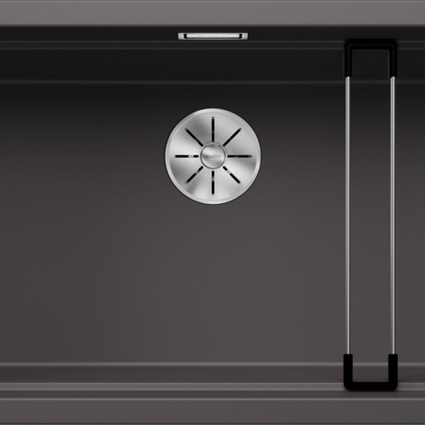 Chiuvetă bucătărie Silgranit Blanco ETAGON 700-U gri piatră 730×460 mm