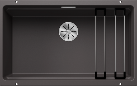 Chiuvetă bucătărie Silgranit Blanco ETAGON 700-U gri piatră 730×460 mm