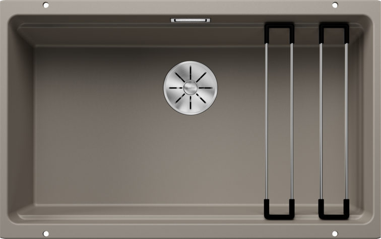 Chiuvetă bucătărie Silgranit Blanco ETAGON 700-U trufe 730×460 mm