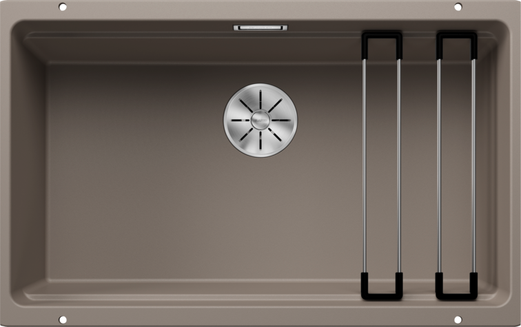 Chiuvetă bucătărie Silgranit Blanco ETAGON 700-U trufe 730×460 mm