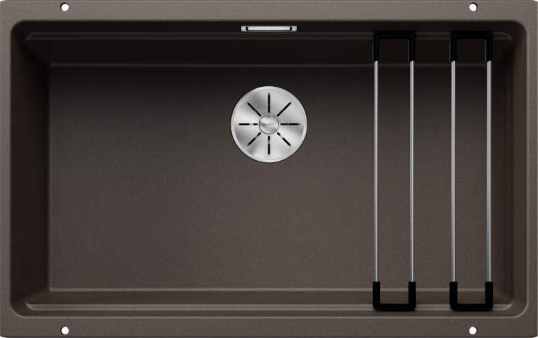 Chiuvetă bucătărie Silgranit Blanco ETAGON 700-U cafea 730×460 mm