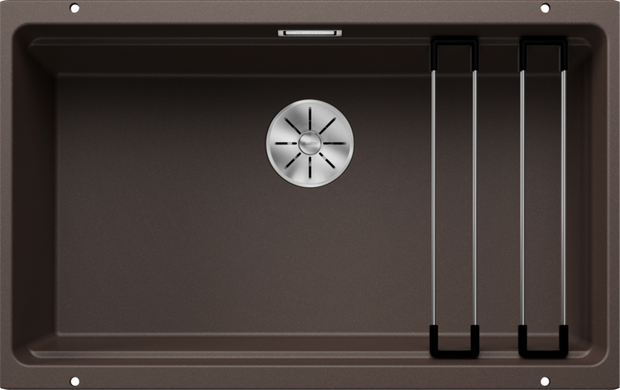 Chiuvetă bucătărie Silgranit Blanco ETAGON 700-U cafea 730×460 mm