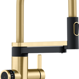 Baterie bucătărie Blanco EVOL-S PRO Filter – satin gold HD