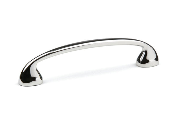 Mâner pentru mobilier Tulip Uroso – crom lucios (polished), zamac, interax 96 mm