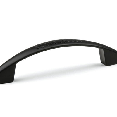 Mâner pentru mobilier Tulip Ruona – negru mat, zamac, interax 96 mm
