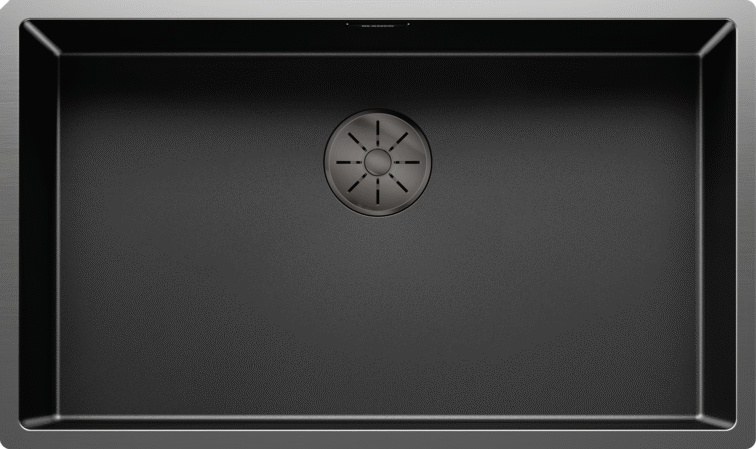 Chiuvetă bucătărie inox Blanco CLARON 700-U Dark Steel 740 × 440 mm