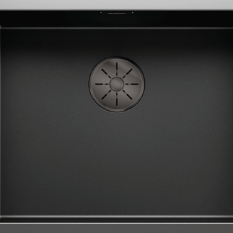 Chiuvetă bucătărie inox Blanco CLARON 500-U Dark Steel 540 × 440 mm