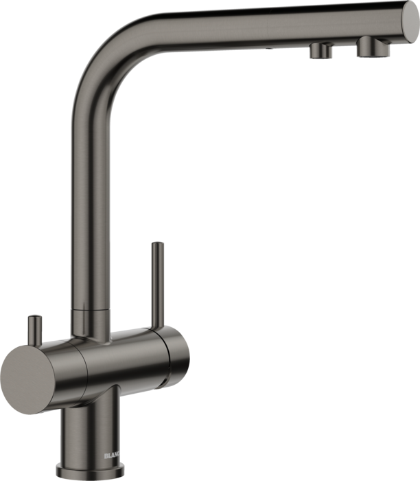 Baterie bucătărie Blanco FONTAS II Filter – satin dark steel HD