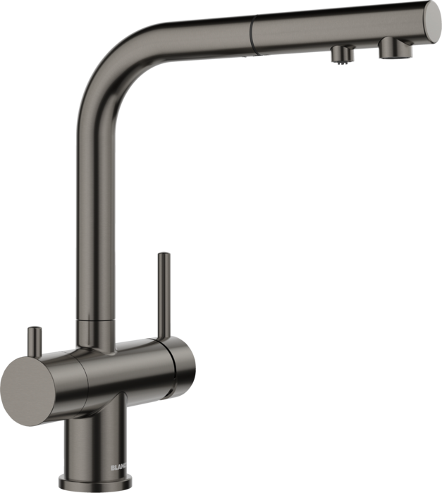 Baterie bucătărie Blanco FONTAS-S II Filter – satin dark steel