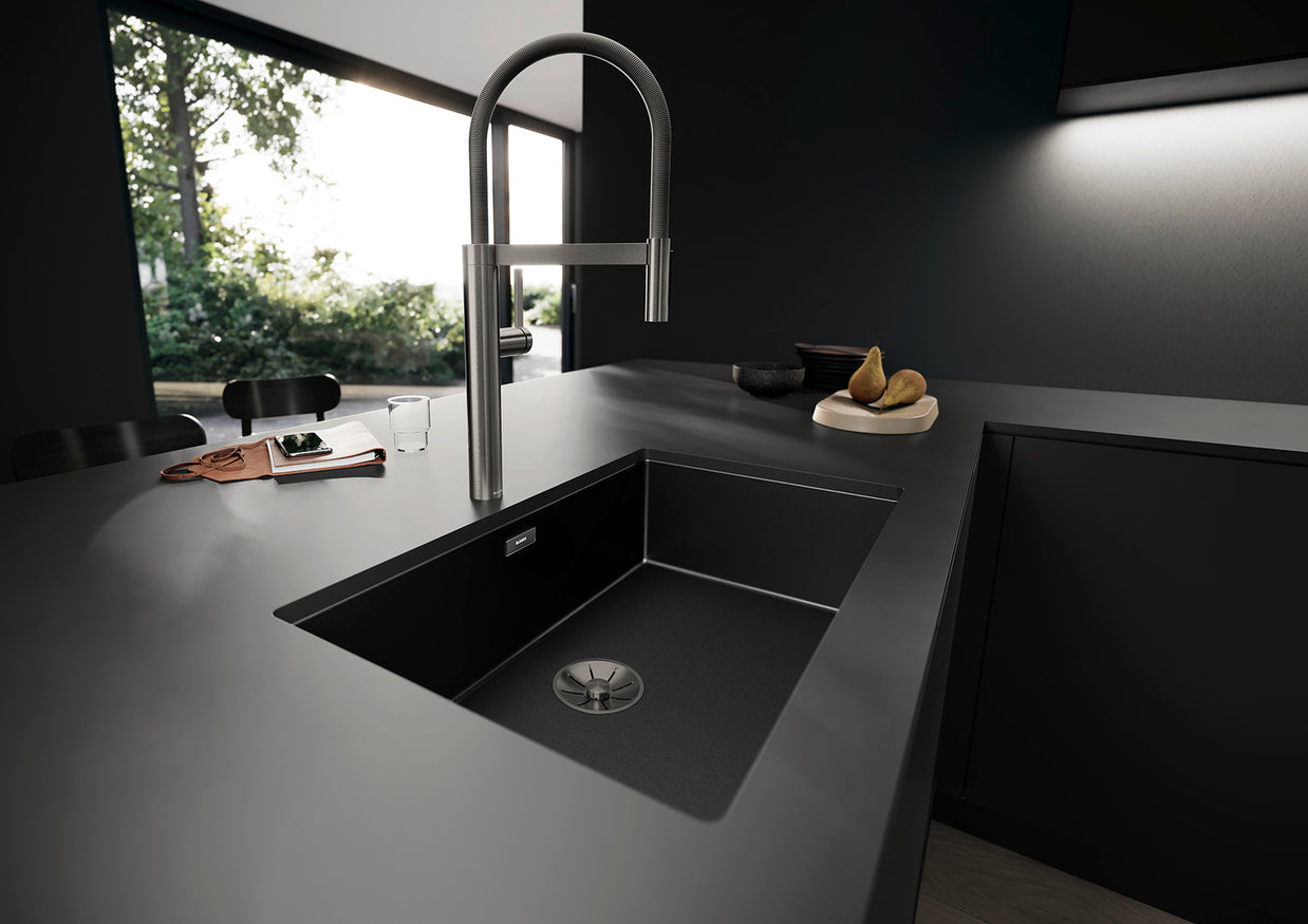 Chiuvetă bucătărie inox Blanco CLARON 700-U Dark Steel 740 × 440 mm