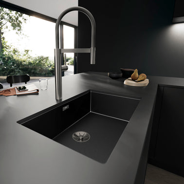 Chiuvetă bucătărie inox Blanco CLARON 700-U Dark Steel 740 × 440 mm