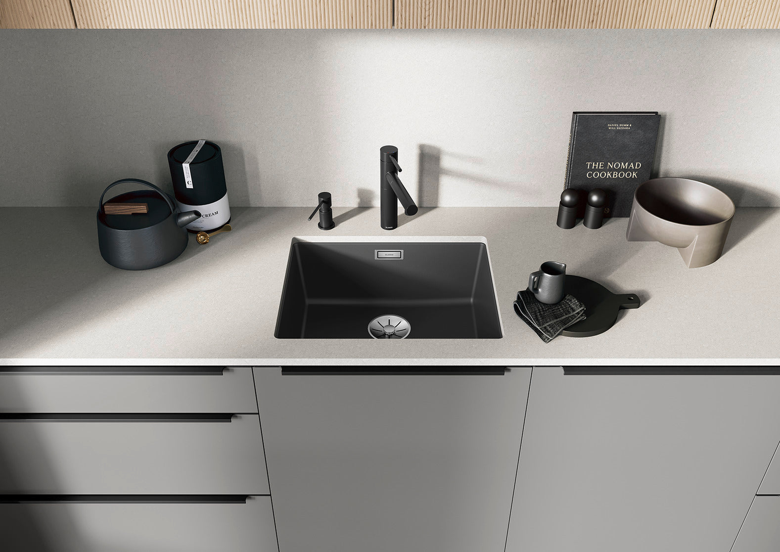 Baterie bucătărie Blanco ALTA-S II Silgranit-Look – gri vulcan HD