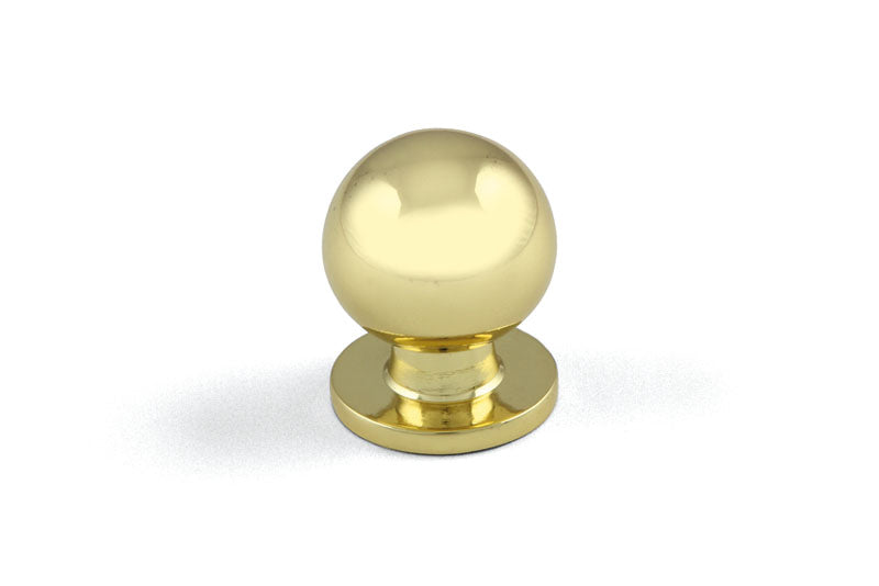 Buton pentru mobilă Tulip Tomic Big – auriu lucios, zamac (rotund)