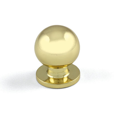 Buton pentru mobilă Tulip Tomic Big – auriu lucios, zamac (rotund)