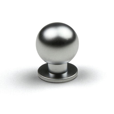 Buton mobilier Tomic Big – crom satinat (mat), cu șurub