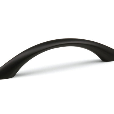Mâner pentru mobilier Tulip Piombina – negru mat, zamac, interax 128 mm