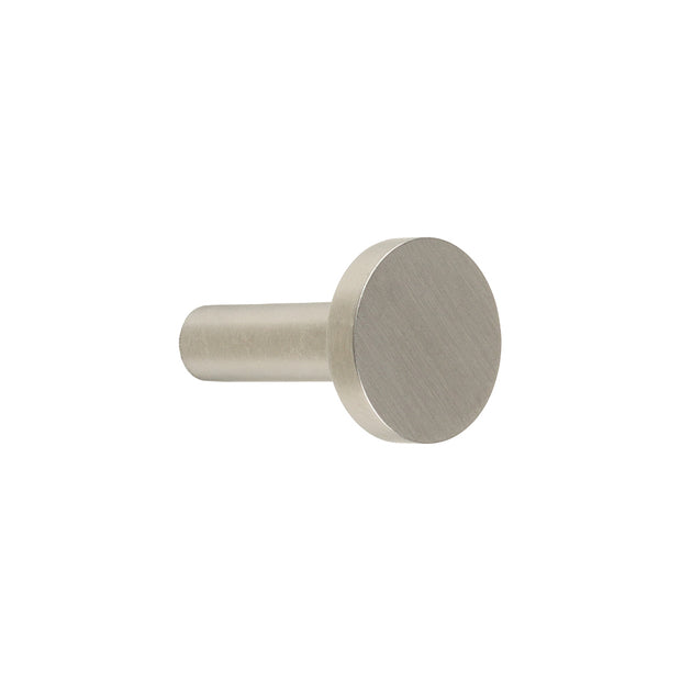 Agățătoare pentru cuier Tulip Element – inox periat, oțel inoxidabil, 1 agățătoare, montaj frontal (cap Ø25 mm)