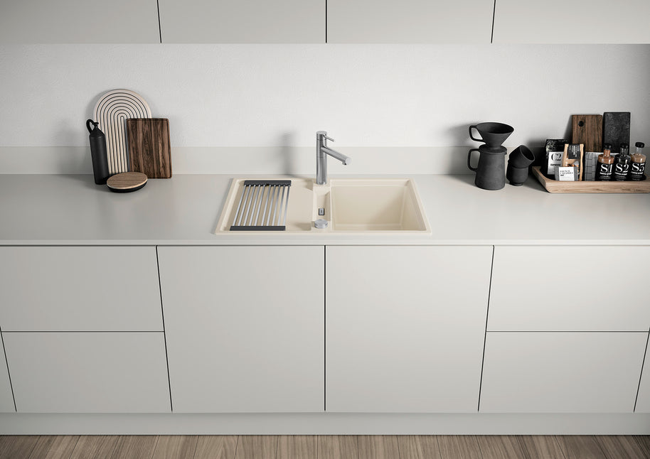 Baterie bucătărie Blanco ALTA II Silgranit-Look – alb HD