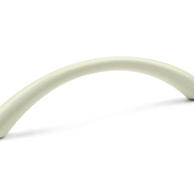Mâner pentru mobilier Tulip Anita – alb lucios, zamac, interax 96 mm