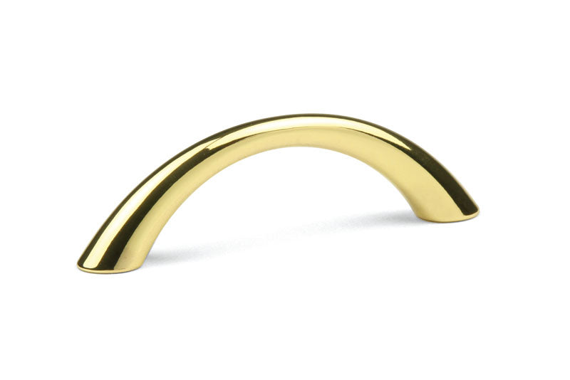 Mâner pentru mobilier Tulip Anita – auriu lucios, zamac, interax 96 mm