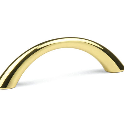 Mâner pentru mobilier Tulip Anita – auriu lucios, zamac, interax 96 mm