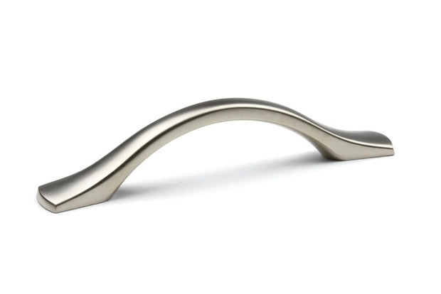 Mâner pentru mobilier Tulip Palin – nichel satinat (mat), zamac, interax 96 mm