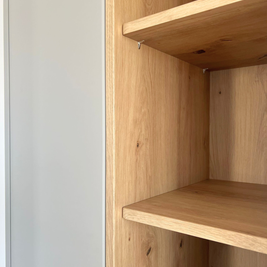 Mobilier pentru living din MDF termoformat realizat la comandă de NORVINIA