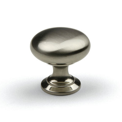 Buton mobilier Jota – nichel periat, rotund, 28×28 mm, cu șurub