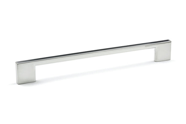 Mâner pentru mobilier Tulip Nakana – crom lucios, aluminiu, interax 192 mm