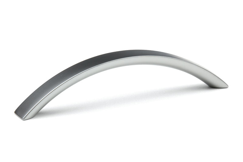 Mâner pentru mobilier Tulip Geneda – crom satinat (mat), interax 96 mm