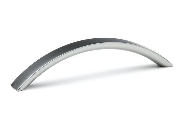 Mâner pentru mobilier Tulip Geneda – crom satinat (mat), interax 96 mm