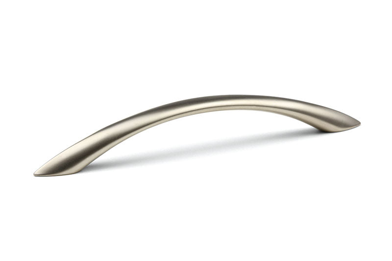 Mâner pentru mobilier Tulip Piombina – nichel mat, interax 96 mm