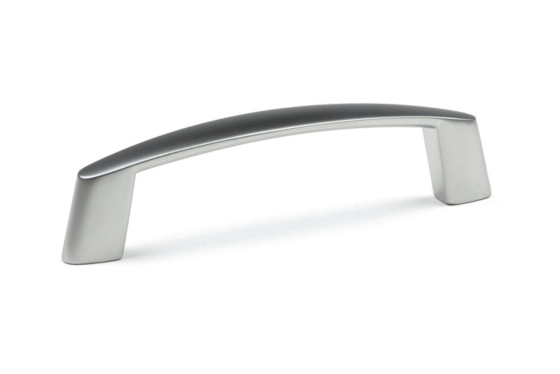 Mâner pentru mobilier Tulip Nomina – crom satinat (mat), zamac, interax 128 mm