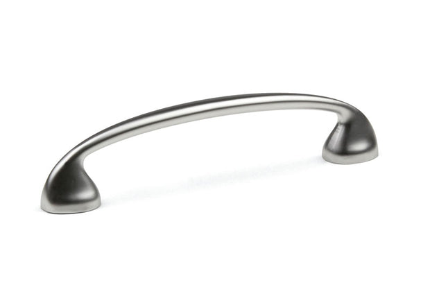Mâner pentru mobilier Tulip Uroso – crom satinat (mat), zamac, interax 128 mm