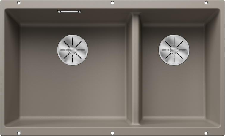 Chiuvetă bucătărie Silgranit Blanco SUBLINE 430/270-U trufe 755×460 mm